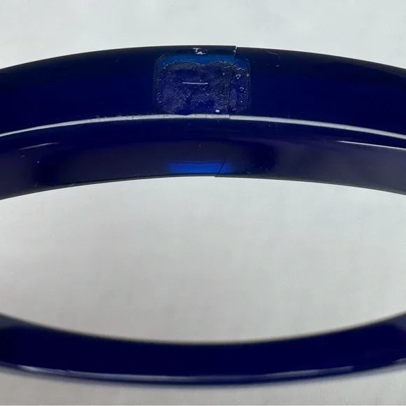 RARE Chanel Blue & Black Bangle Set - Picture 14 of 15